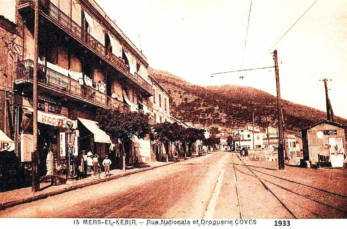 1415- Mers-el-Kebir - Rue Nationale - Droguerie Coves - 1933.jpg